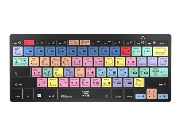 LOGIC-KEYBOARD Adobe Premiere Pro CC Mini - Tastatur LKB-PPROCC-BTPC-UK