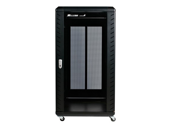 STARTECH.COM Zerlegbarer 22HE Serverschrank mit Rollen - 22U Server Rack RK2236BKF