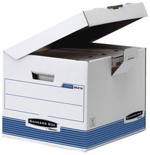 Fellowes BANKERS BOX SYSTEM Archiv-Klappdeckelbox Kubus