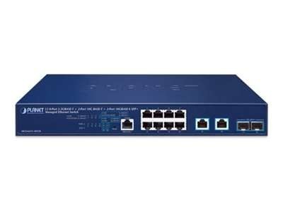 PLANET TECHNOLOGY Layer 3 8-Port 2.5GBASE-T + 2-Port MGS-6311-10T2X