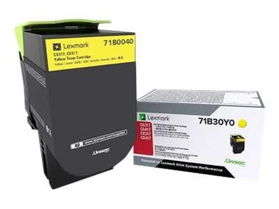 LEXMARK CS/CX 317, 417, 517 Tonerkassette Gelb 71B0040