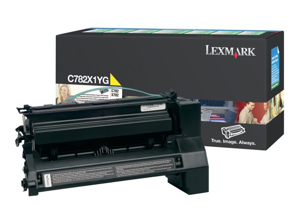 LEXMARK LEXMARK Besonders hohe Ergiebigkeit Gelb Tonerpatrone LCCP, LRP