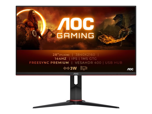 AOC U28G2XU/BK 71,1cm (28") U28G2XU/BK