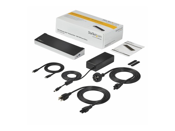 STARTECH.COM STARTECH.COM USB-C Dockingstation - Triple 4K - 100W USB PD - Mac Windows & Chrome OS - 2x DP + HDMI