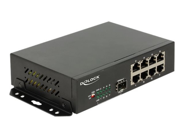 DELOCK DELOCK Gigabit Ethernet Switch 8 Port + 1 SFP