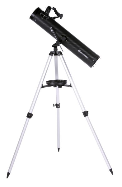 BRESSER Optik Spiegel-Teleskop Venus 76/700 AZ carbon Azimutal Newton, Verg 4541009