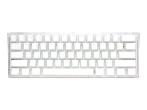 DUCKYCHANNEL DUCKYCHANNEL Ducky One 3 Aura White Mini Gaming DE-Layout, RGB, Hot Swap, Cherry MX Speed Silver