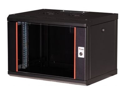 EQUIP EQUIP Serverschrank 19"  07U 600x450mm Glastür   schwarz