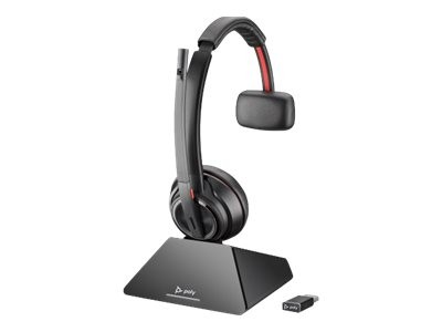 POLY Savi 8210 UC S8210-M C USB-A D200 USB-A OTH Monaural MSFT CERT DECT UK 209212-02