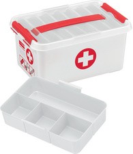 helit Aufbewahrungsbox "the q-line" - Erste Hilfe, 6 Liter