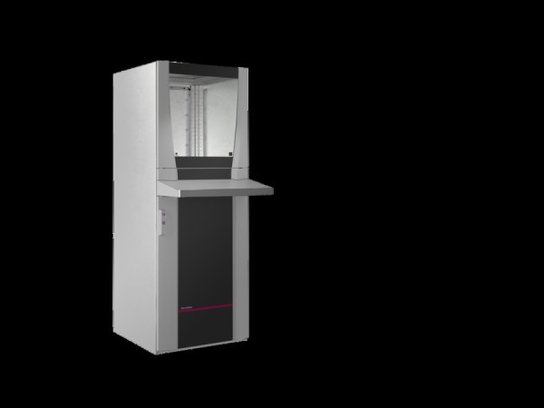 RITTAL RITTAL PC-Schranksystem, B 600 mm, Sichttür, Geräteboden, P