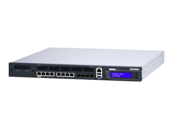 QNAP QuCPE-7012-D2146NT-32G Intel Xeon D-2146NT 8x2.5GbE RJ45 ports and 4x1 QUCPE-7012-D2146NT-32G