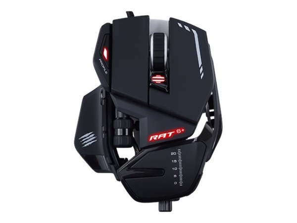 MAD CATZ R.A.T. 6+ Gaming Maus Schwarz - Maus - Optisch (MR04DCINBL000-0) MR04DCINBL000-0