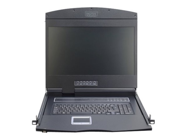 DIGITUS DIGITUS Modulare Konsole mit 48,3cm (19") TFT ohne Tastaur ohne KVM Modul