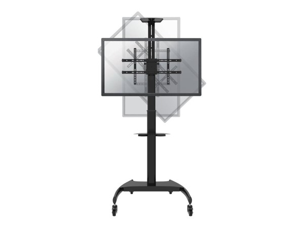 NEOMOUNTS NEOMOUNTS mobiler Bodenständer für Flachbild-Fernseher bis 70" (178 cm), 90° drehen - Schwarz