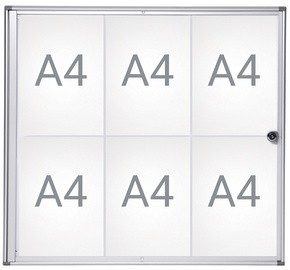 MAUL Schaukasten MAULextraslim, 1 x DIN A4, Aluminium