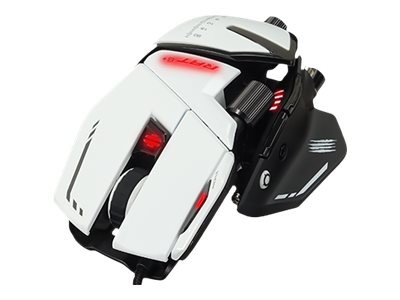MAD CATZ MadCatz Mad Catz R.A.T.8+ - Maus - optisch - 11 Tasten - kabelgebu MR05DCINWH000-0