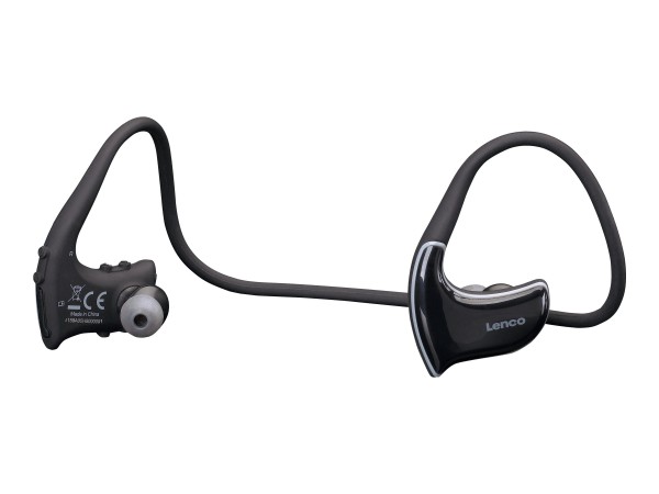 LENCO LENCO BTX-750BK Bluetooth® Sport In Ear Stereo-Headset In Ear Headset, Nackenbügel, Schweißresi