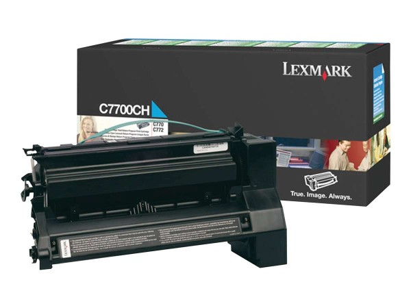 LEXMARK Cyan Tonerpatrone LCCP, LRP C7700CH