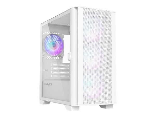 MONTECH MONTECH AIR 100 ARGB, Micro-ATX, Tempered Glass - weiß