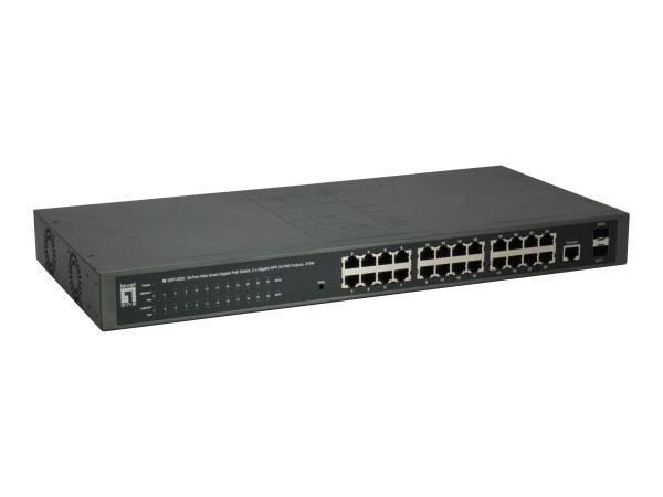 LEVELONE LEVEL ONE LevelOne Switch 24x GE GEP-2651      2xGSFP     370W 24xPoE+