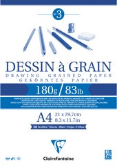 Clairefontaine Zeichenpapierblock "à Grain", DIN A5