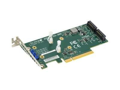 SUPERMICRO Add-on Card AOC-SLG3-2M2 AOC-SLG3-2M2-O