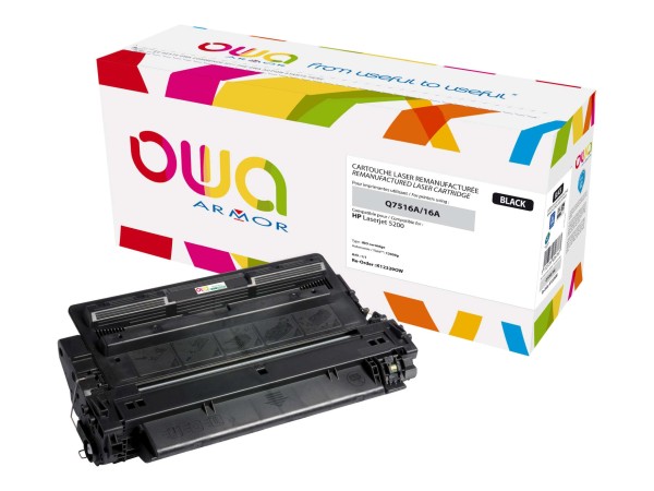 OWA Schwarz wiederaufbereitet Tonerpatrone K12329OW