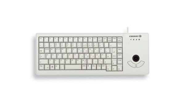 Cherry XS Trackball - Standard - Verkabelt - USB - QWERTZ - Grau