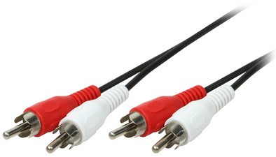 LogiLink Audiokabel, 2x Cinchstecker - 2x Cinchstecker, 10 m