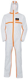 uvex Einweg-Schutzanzug 4B, weiß/orange, XL
