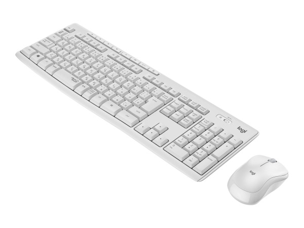 LOGITECH LOGITECH MK295 Silent Wireless Combo - OFF WHITE - FRA - CENTRAL