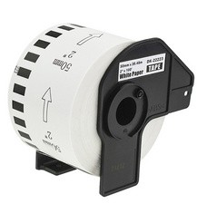 rillprint Endlos-Etiketten Papier, 62 mm x 30,48 m, weiß