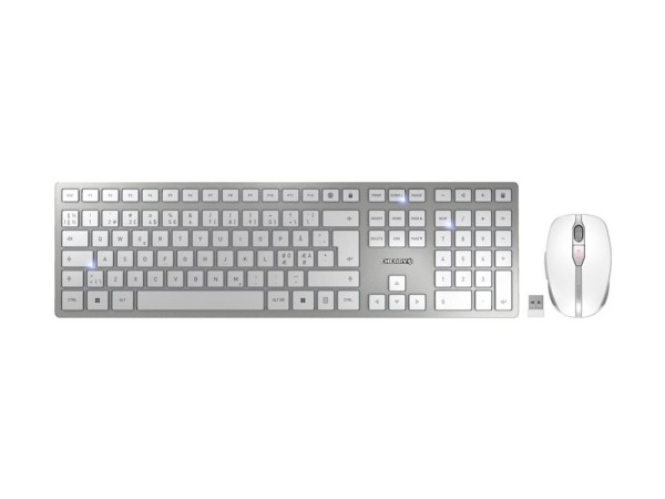 CHERRY CHERRY DW 9100 SLIM PN Layout silber/weiß