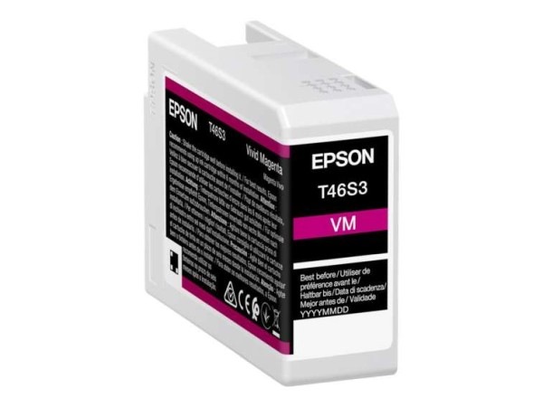 EPSON Singlepack Vivid Magenta T46S3 UltraChrome Pro 10 ink 26ml C13T46S300