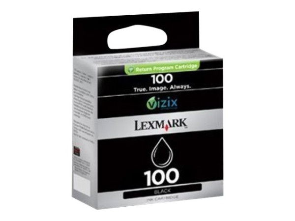LEXMARK Cartridge No. 100 Schwarz Tintenpatrone LCCP, LRP 14N0820E
