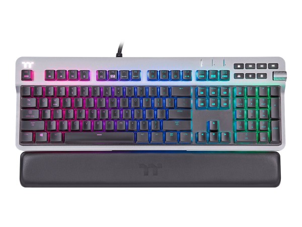 THERMALTAKE THERMALTAKE Argent K6 RGB (titan, DE-Layout, Cherry MX Low Profile RGB Speed)