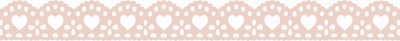 folia Deko-Bordüre Washi-Dekor "HERZCHEN", 15 mm x 5 m, rosa
