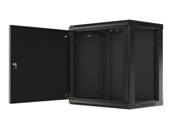 LANBERG LANBERG 19" 12U 600X450 SCHWARZ METALLTÜR RACK EINBAUSCHRANK