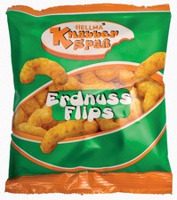 HELLMA Erdnussflips, im Portionsbeutel à 8 g