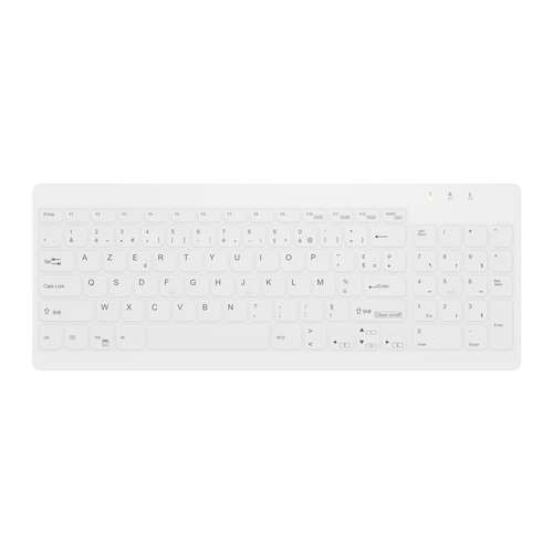 CONTOUR ACTIVE KEY Hygiene Compact Ultraflat Keyboard with NumPad Sealed Wa AK-C7012F-U1-W/FR
