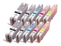 PEACH PEACH C570XL/C571XL 10er Pack XL Yield Schwarz, Gelb, Cyan, Magenta, Photo schwarz wiederaufbereitet