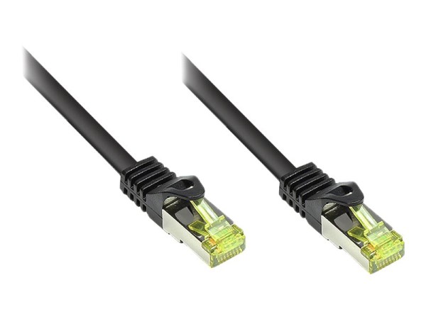 ALCASA GOOD CONNECTIONS Patchkabel mit Cat. 7 Rohkabel S/FTP 60m schwarz