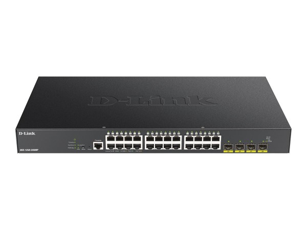 D-LINK Switch / 28-Port Smart Managed Gigabit Stack Switch, dlink green 3.0 DGS-1250-28XMP