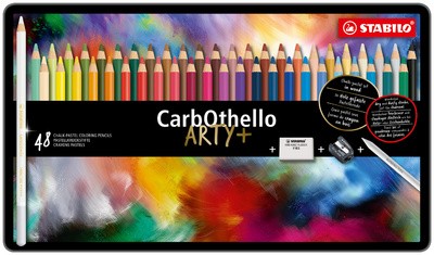 STABILO Pastellkreidestift CarbOthello ARTY+, 12er Etui