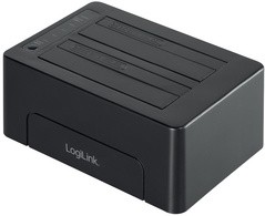 LogiLink USB 3.1 Festplatten Docking Station, 2x 2,5"/3,5"