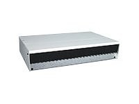 METZ CONNECT BTR Aufputzgehäuse für 2 Patchfelder, reinweiß RAL 9010