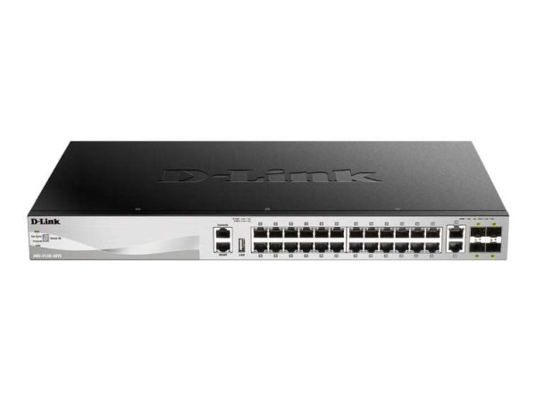 D-LINK 30-Port Layer 3 Gigabit Stack Switch (SI) DGS-3130-30TS/E