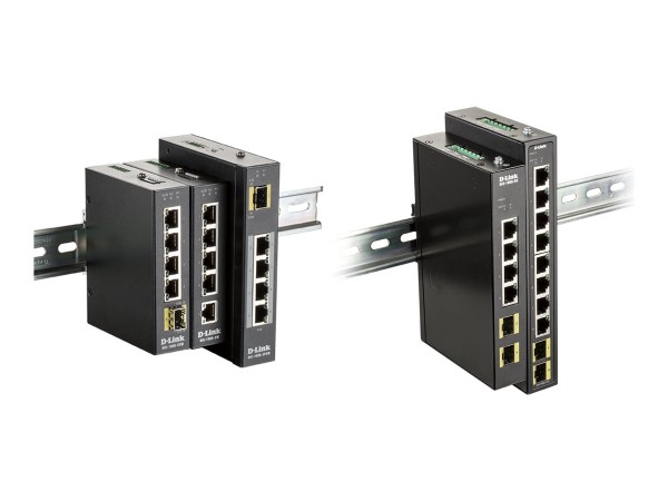 D-LINK D-LINK 8-port Gigabit Industrial Switch including 2 x 100/1000M SFP