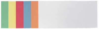 FRANKEN Moderationskarte, Rechteck, 205 x 95 mm, weiß